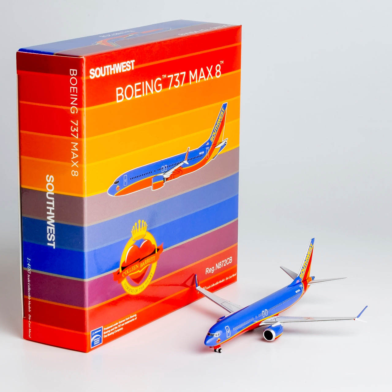 1/400 Southwest Airlines Boeing 737 MAX8 N872CB NGSWA003 - cover
